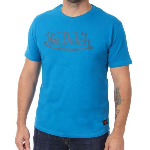 T-Shirt Bleu Homme Von Dutch Bru on Productcaster.