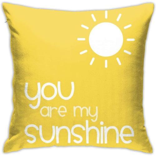 Housses De Coussin Carrées You Are My Sunshine on Productcaster.