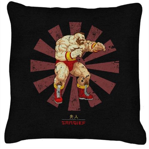 Zangief Coussin Rétro Japonais Street Fighter 18"X18 on Productcaster.