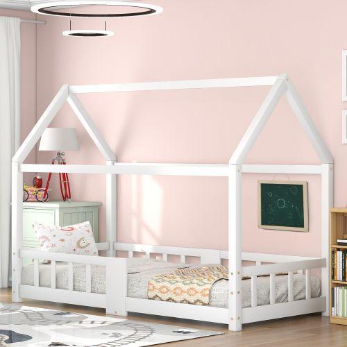 Lit D'enfant Lit Familial Lit En Bois Pour Chambre D'enfant Avec Ca... on Productcaster.