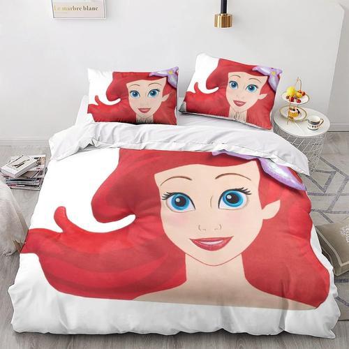 The Little Mermaid Duvet Set Bedclothes-Cartoon Anime Princess -Dou... on Productcaster.