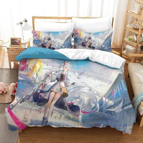 Fox Girl Duvet Cover Microfiber Bedding Set Anime Girls Quilt Cover... on Productcaster.