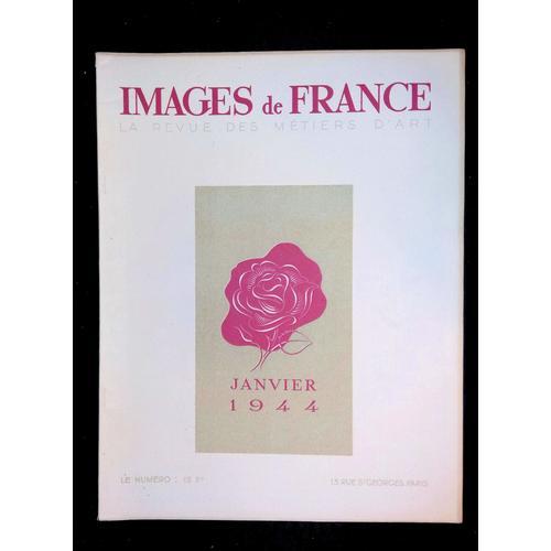 Images De France La Revue Des Métiers D'art Janvier 1944 on Productcaster.