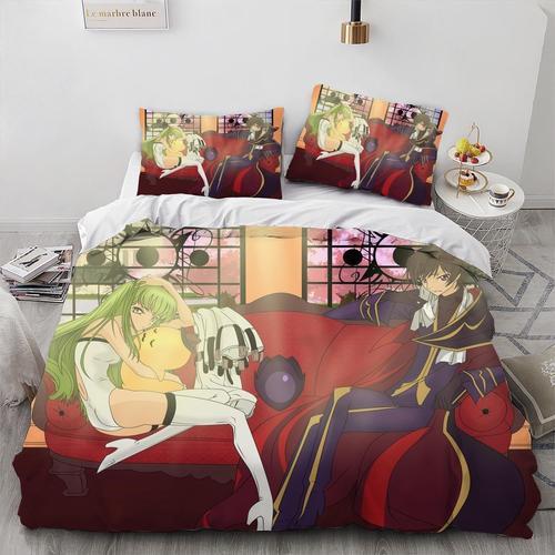 Geass Anime Lelouch Fo The Defiance Duvet Cover Set 100% Microfiber... on Productcaster.