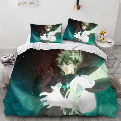 Dark Clover Asta Anime Duvet Cover Set 100% Microfiber Bedding Sets... on Productcaster.