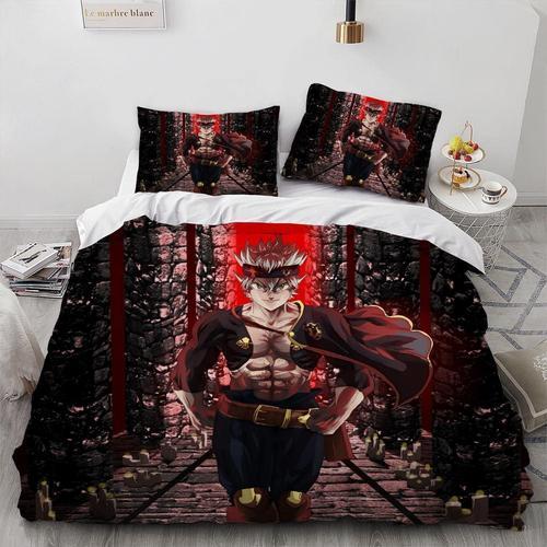 Dark Clover Asta Anime Duvet Cover Set 100% Microfiber Bedding Sets... on Productcaster.