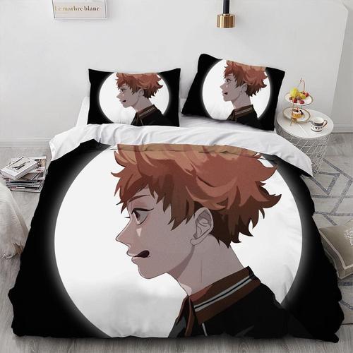 Volleyball Hinata Anime Hai-Kyu Duvet Cover Set 100% Microfiber Bed... on Productcaster.