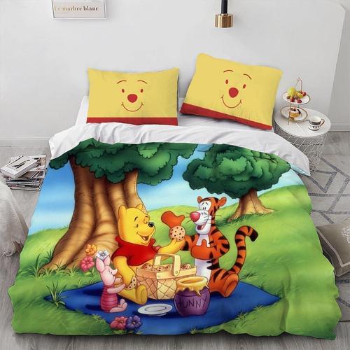 Little Bear Eating Honey Sanders Anime Duvet Covers Soft Microfiber... on Productcaster.