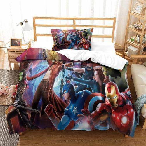 Guardians Of The Galaxy Print Pattern Duvet Cover Set Bedding Marve... on Productcaster.