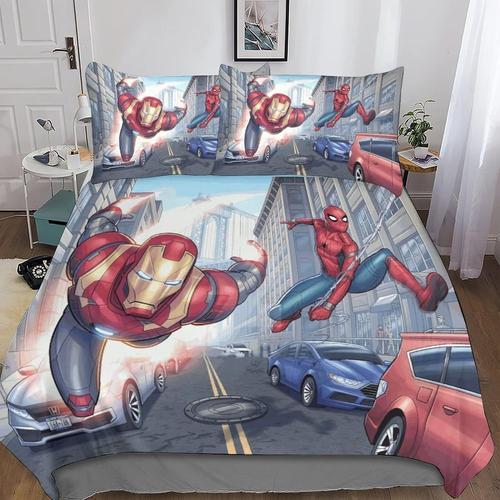 Iron Man Family 3 Piece Set Duvet Set Marvel Movie Characters Ultra... on Productcaster.