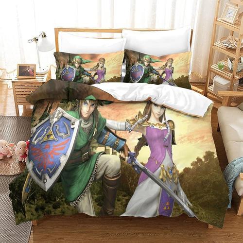 Zelda ¿C Ensemble De Housse De Couette Pour Lit Simple, Ensemble De... on Productcaster.