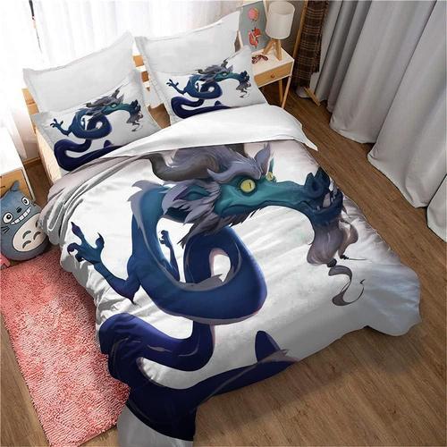 Anime 3d Animaux Parure De Lit Housse De Couette Taie D'oreiller Ga... on Productcaster.