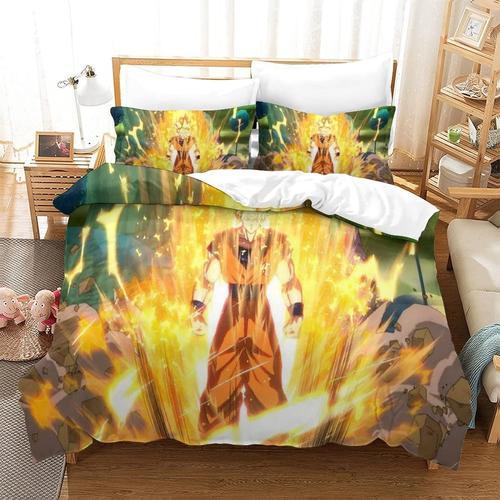 Housse De Couette Goku Parure De Lit Housse De Couette Dessin Anim¿... on Productcaster.