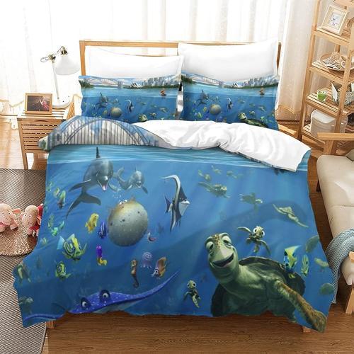 Ensemble De Housse De Couette Finding Nemo, Ensemble De Literie, Fi... on Productcaster.