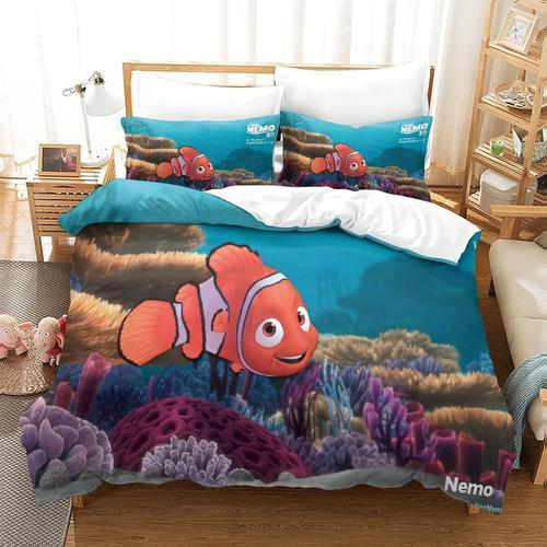 Housse De Couette Finding Nemo 3d Imprim¿¿ Housse De Couette Films ... on Productcaster.