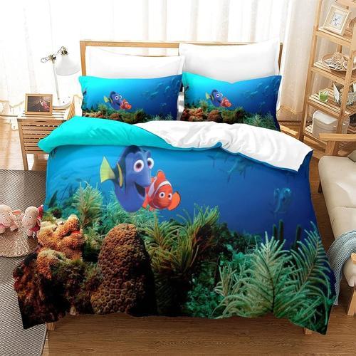 Housse De Couette Finding Nemo 3d Imprim¿¿ Housse De Couette Films ... on Productcaster.