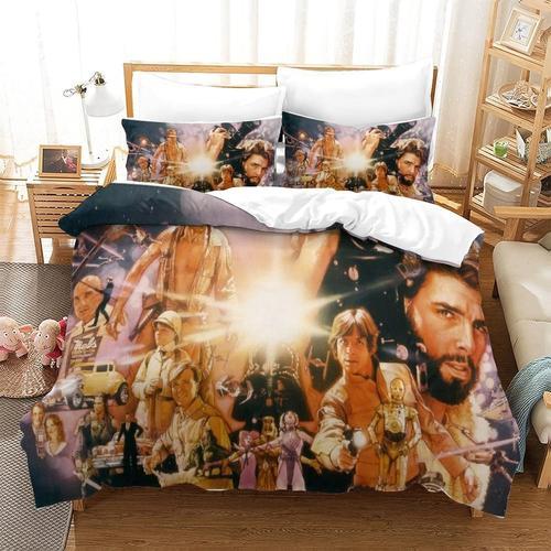 Star Wars Parure De Lit Pi¿¿Ces Housse De Couette De Housse De Micr... on Productcaster.