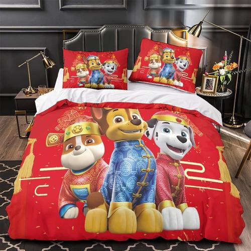 Parure De Lit Avec Film Anim¿¿ Paw Patrol, Housse De Couette Imprim... on Productcaster.