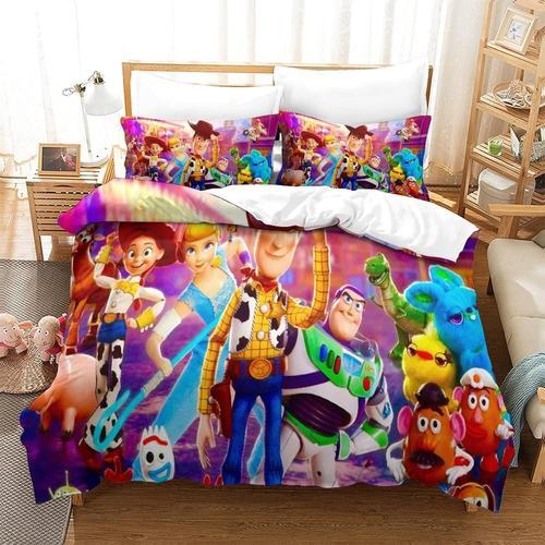 Ensemble De Housse De Couette Toy Story, Ensemble De Literie, Dessi... on Productcaster.