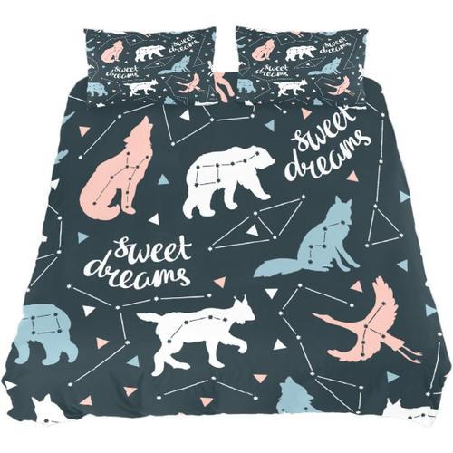 Housse De Couette Xl, Ensemble De Literie Animaux ¿¿Toiles De 3, D¿... on Productcaster.