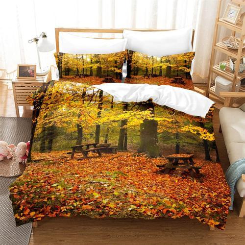 Ensemble De Literie De Paysage D'automne, Housse De Couette Pour En... on Productcaster.