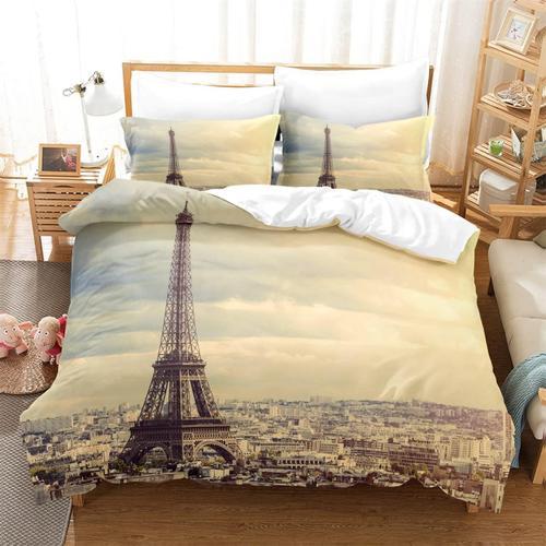 Paris Ville Housse De Couette Jeunes Filles Housse De Couette Ensem... on Productcaster.