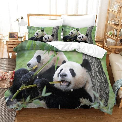 Panda Microfibre Douce Facile D'entretien Housse De Couette De Paru... on Productcaster.