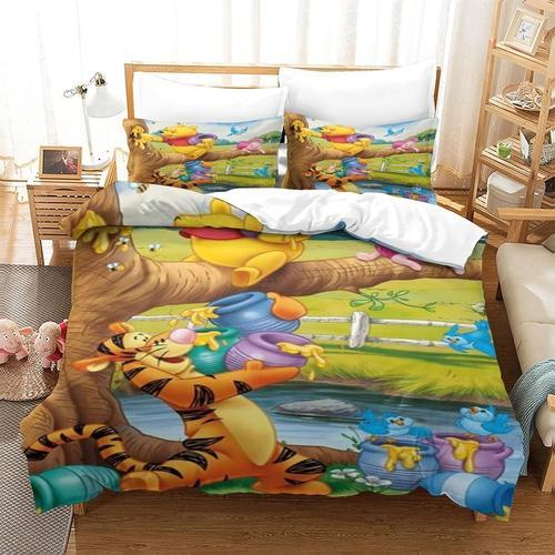 Winnie The Pooh Ensemble De Couvercle De Couette Doux En Pi¿¿Ces Av... on Productcaster.