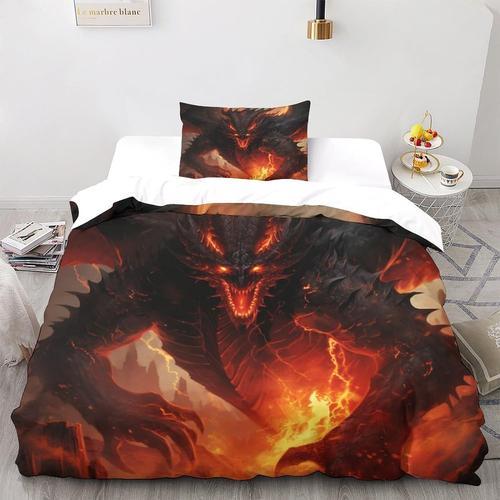 Dragon D Imprim¿¿ Animal Dragon Parure De Lit Housse De Couette Hou... on Productcaster.