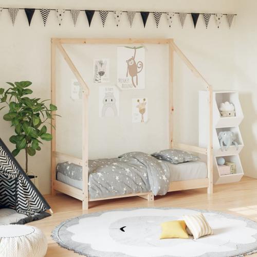 Vidaxl Cadre De Lit Pour Enfant 70x140 Cm Bois De Pin Massif on Productcaster.