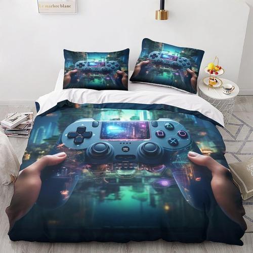 Gamepad Housse De Couette Housses De Couette D Imprim¿¿ Parure De L... on Productcaster.