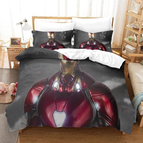 Parure De Lit Iron Man Housse De Couette X Cm Parure De Lit X Cm Av... on Productcaster.