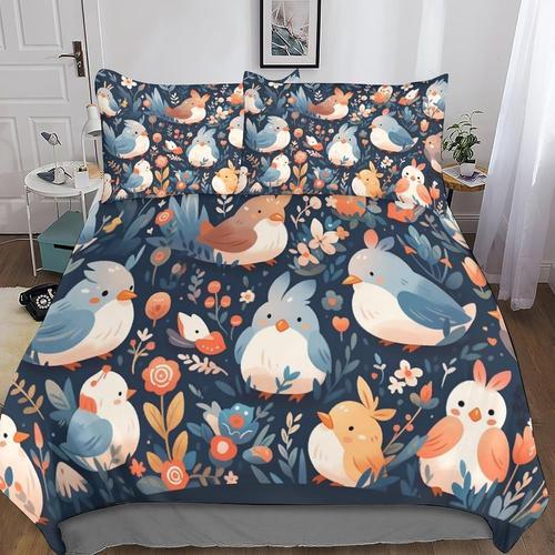 Rabbit D Imprim¿¿Ensemble De Literie Parure De Lit Wildlife En Micr... on Productcaster.