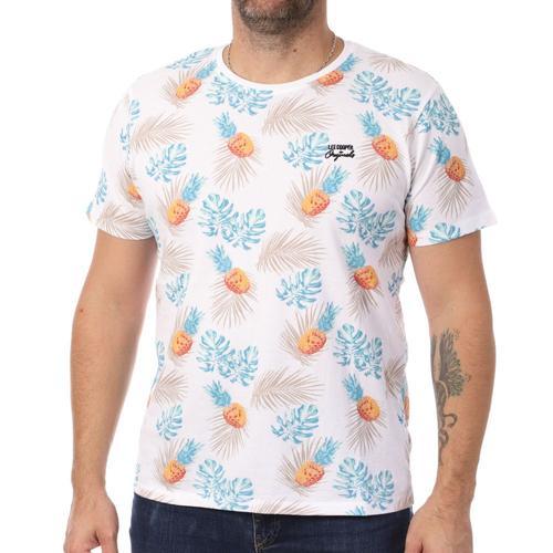 T-Shirt Blanc Homme Lee Cooper Oterik on Productcaster.