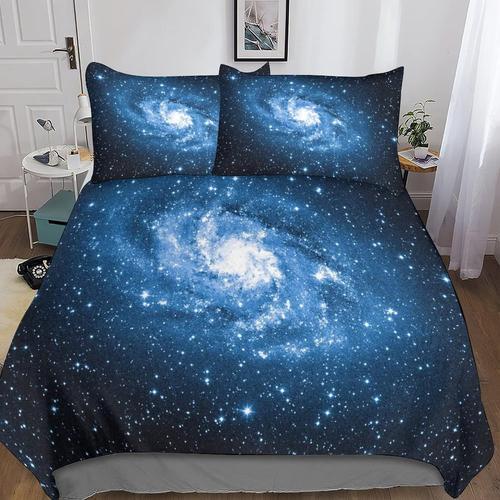 Galactic Stars D Imprim¿¿ Housse De Couette De Literie Avec Taies D... on Productcaster.