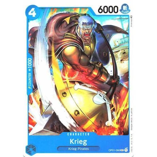 One Piece Card Game Op01-066 Krieg on Productcaster.