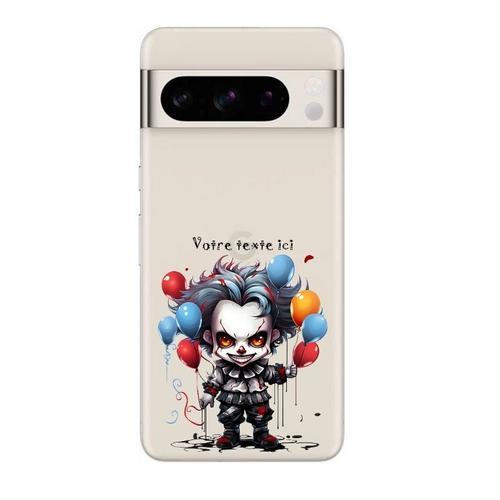 Coque Tpu Pour Google Pixel 8 Pro Clown Joker Halloween Personnalisee on Productcaster.