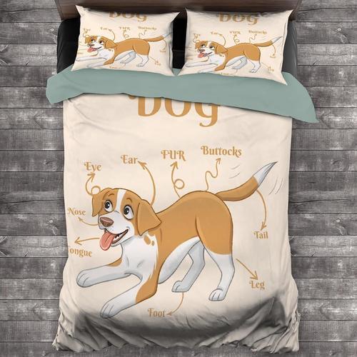 Ensembles De Literie Avec Housse De Couette Pour Chien, Pi¿¿Ces D'a... on Productcaster.