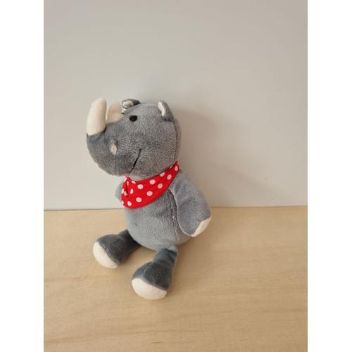 Doudou Rhinocéros Gris Kinder on Productcaster.