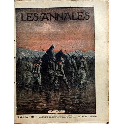 Annales Politiques Et Litteraires (Les) N° 1666 Du 17/10/1915 on Productcaster.