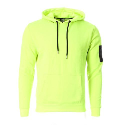 Sweat À Capuche Jaune Homme Just Emporio Ajely on Productcaster.