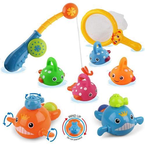 Jouets De Bain Moule Jeux De Pêche Gratuits Natation Baleines Table... on Productcaster.