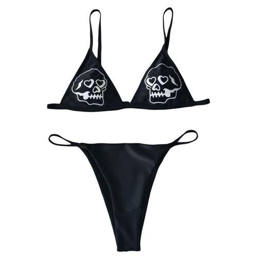 Maillot De Bain 2 Pièces Pour Femmes,Imprimé De Motifs De Lettres G... on Productcaster.