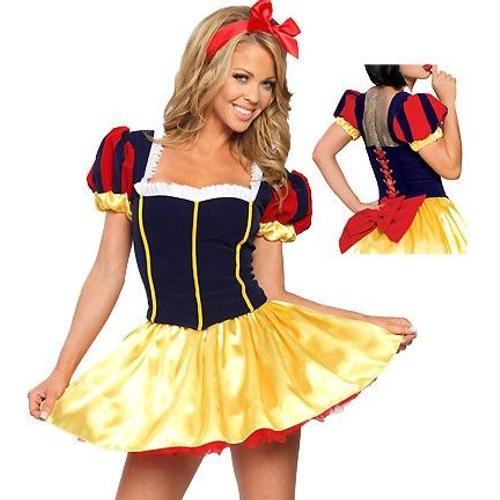 Costume Déguisement Femme Blanche Neige Taille M on Productcaster.