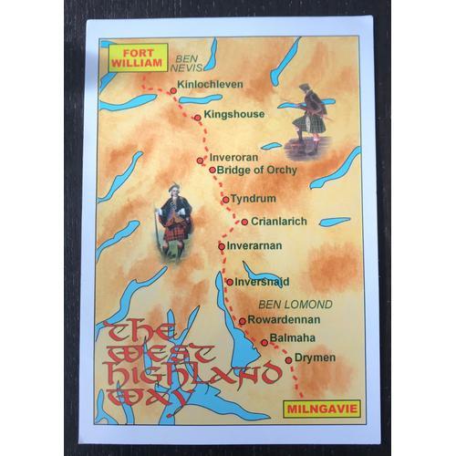 Carte Fort William - Milgave - The West Highland Way on Productcaster.