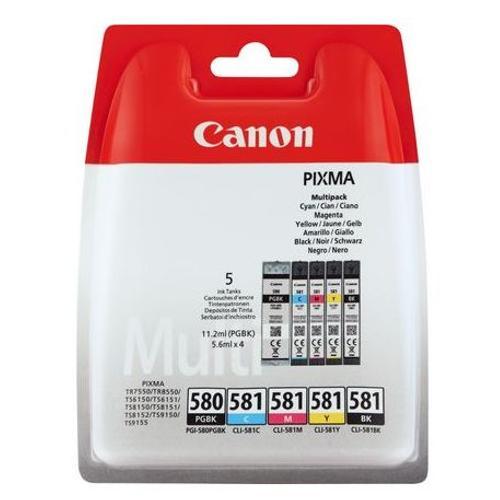 Cartouches d'encre PGI580XL / CLI581 BK/Cmyk Multipack Blister With... on Productcaster.