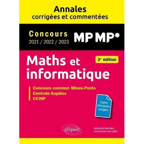 Maths Et Informatique Mp - Concours Commun 2021/2022/2023 Mines-Pon... on Productcaster.