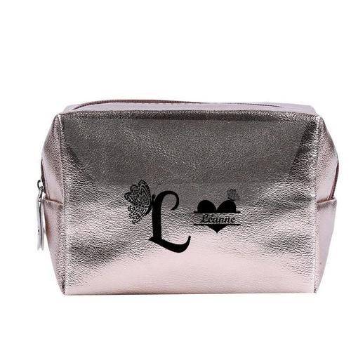 Grande trousse de maquillage Rose gold pochette avec votre prenom p... on Productcaster.