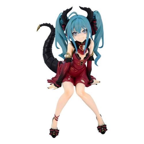 Hatsune Miku - Villain Couleur Rouge - Statuette Noodle Stopper 16cm on Productcaster.