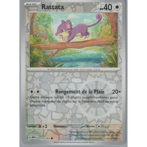 Carte Pokémon - Rattata - 019/165 - Reverse - Ev3,5 151 Mew on Productcaster.